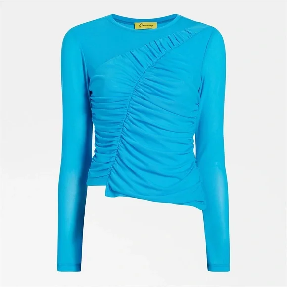 Long Sleeve Mesh Top - Picture 4 of 9